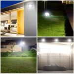 Jiubiaz LED Strahler 50W Außen dimmbar – IP66 Flutlicht 3000K-6500K für Garten & Hof (4er Set) – Bild 8