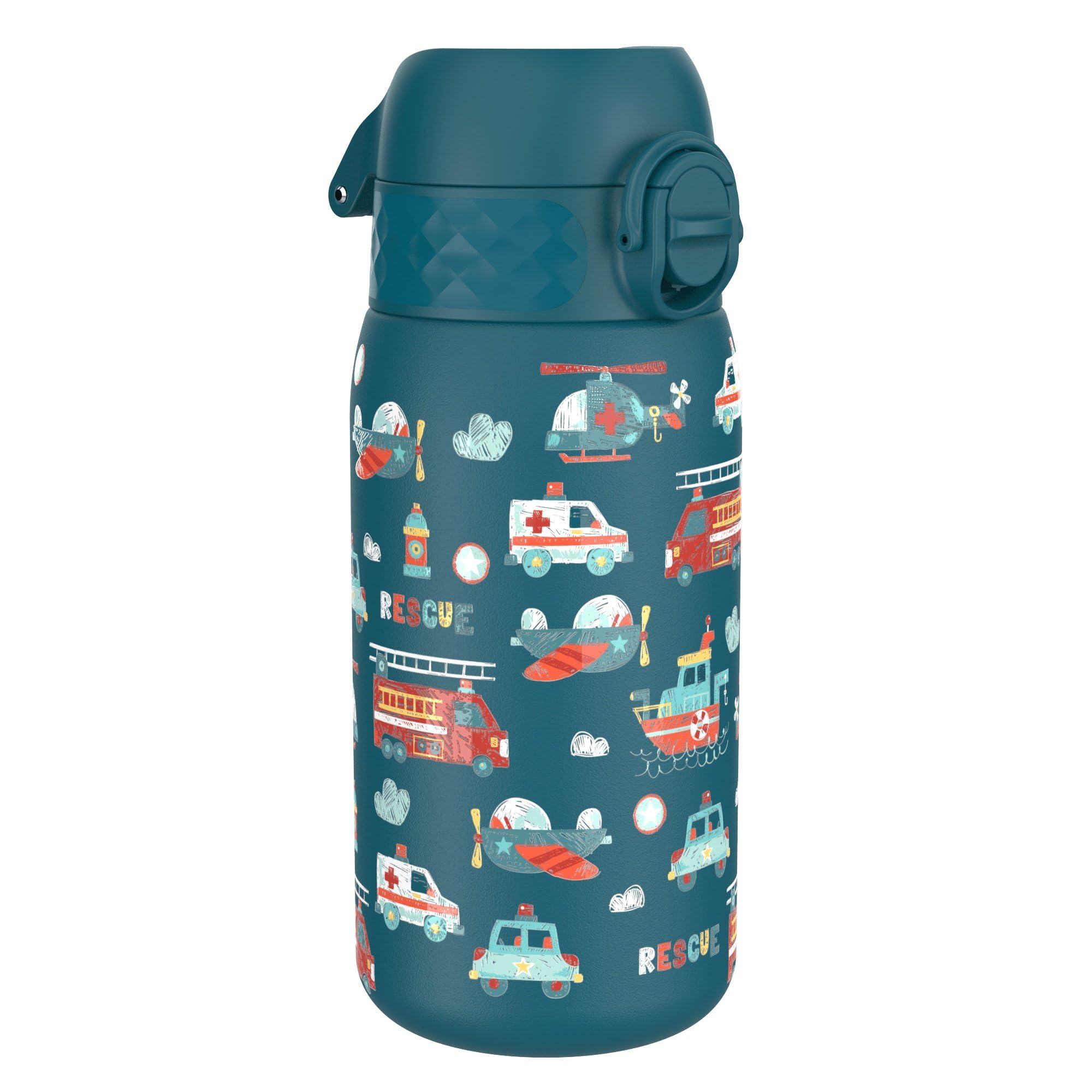 ion8 Kinder Trinkflasche 400ml Edelstahl – Auslaufsicher mit Einhandöffnung