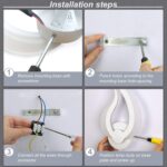 Lightess LED Wandlampe 10W – 3 Farbtemperaturen (3000K–6000K) für Wohn- & Schlafbereich – Bild 6