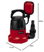 Einhell Tauchpumpe GC-SP 3580 LL – 350 W Klarwasserpumpe mit Flachabsaugung – Bild 11