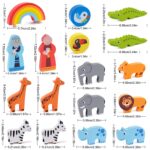 Arche Noah Holzspielzeug – Montessori Lernspiel & Taufgeschenk für Kleinkinder – Bild 6