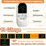 70x45cm Haustier-Heizkissen mit Temperaturregelung & 13 Timer – Bissfest & Maschinenwaschbar – Bild 7