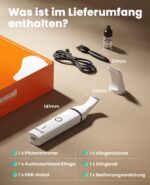 oneisall 2in1 Pfotentrimmer für Hunde & Katzen – Geräuscharm mit 2h Laufzeit – Bild 8