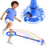 Jofuni Fussball Grösse 4 mit Zähler & Timer – Weiches Innenraum-Trainingsball für Kinder 6-12
