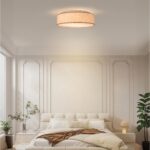 Zedelmaier Deckenlampe Ø38cm mit Leinenstoff – Moderne Deckenleuchte für alle Räume – Bild 6