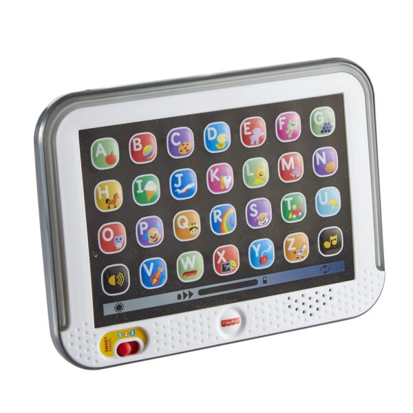 Fisher-Price Lernspaß-Tablet – Interaktives Lernspielzeug mit Smart-Stages für Babys ab 1 Jahr