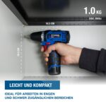 HYUNDAI 12V Akkubohrschrauber CD1201LI Set – Kompakt-Bohrmaschine mit Akku & Zubehör – Bild 2