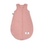 Julius Zöllner Musselin Sommerschlafsack Dusty Rose Grösse 60 – Atmungsaktiv für Babys