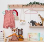ilauke 40er Set Kinderbügel 28,5 cm – Rutschfest & Platzsparend für Babykleidung – Bild 2