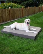 Favodormir Orthopädisches Hundebett 104x68cm – Wasserdichtes Kunstleder für grosse Hunde – Bild 8