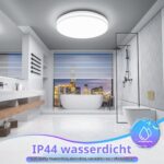 Airand LED Deckenleuchte 20W Ø26cm – 1800LM Kaltweiß IP44 Wasserfest für Bad & Küche – Bild 3