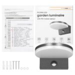 Miratic Wandleuchte mit Bewegungsmelder IP65 – Moderne Außenlampe 1300 lm Warmweiss – Bild 8