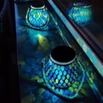 TOTHDATE Solar Mosaik Leuchte Oval – IP65 Gartenlampe mit Lichtsensor für Aussen – Bild 2