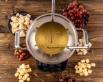 Rommelsbacher Elektro Fondue Set F 1200 – Edelstahl Fonduetopf mit 3 Programmen für Käse & Öl – Bild 4