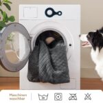 JOEJOY Orthopädisches Hundebett 122x89cm – Ergonomisches Hundesofa für grosse Hunde – Bild 7