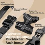 rabbitgoo Katzengeschirr S mit Leine – Ausbruchsicher & Reflektierend für Freigänger – Bild 3