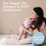 snuggle me® Babynest 0-9 Monate – Premium Babynestchen aus Bio-Baumwolle mit Reisetasche – Bild 7