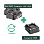 metabo BS 18 Akku-Bohrschrauber 18V mit 74-teiligem Zubehör-Set – Komplett-Werkstatt im Koffer – Bild 6