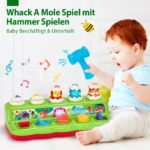 hahaland Pop-Up Spielzeug ab 1 Jahr mit Musik & Licht – Motorikspielzeug für Babys – Bild 6