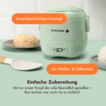 Reishunger Mini Reiskocher 0,3L – Keramikbeschichtung für 1-2 Portionen – Bild 8