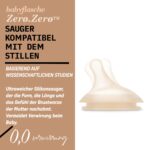 Suavinex Zero Zero Anti-Kolik Babyflasche 180 ml – Stillen-kompatibel für Neugeborene – Bild 7