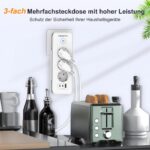 EROIZNY Steckdosenleiste 6in1 mit USB-C PD 20W – Kompakt für Reisen & Büro – Bild 6