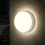 ANWIO LED Wandleuchte Rund 14W 4000K IP54 – Innen & Außen für Bad, Flur, Garten
