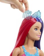 Barbie Dreamtopia Regenbogen Königlich – 30 cm Puppe mit Fantasiehaaren & Styling-Set – Bild 5