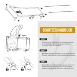 OneTigris Hundeliege Outdoor 130x70 cm – Erhöhtes Hundebett mit Aluminiumrahmen für Camping – Bild 6