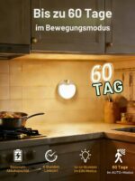 Tanbaby LED-Deckenleuchte mit 8000mAh Akku – Bewegungsmelder & Fernbedienung, dimmbar, ohne Bohren – Bild 5