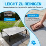 Niubya Erhöhtes Hundebett 107x77 cm – Outdoor Hundeliege für grosse Hunde bis 32 kg – Bild 7
