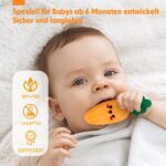 hahaland Montessori Spielzeug ab 6 Monate – Bauernhof Rüben Ziehen Set für Sensorik & Motorik – Bild 6