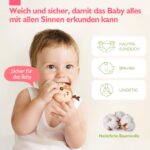 hahaland Pilzhaus Tierhaus mit 6 Tieren – Sensorisches Lernspielzeug für Babys 6–36 Monate – Bild 6
