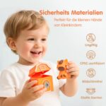 hahaland Bauernhof-Lernzug mit Fingerpuppen & Schlössern – Montessori Spielzeug ab 2 Jahren – Bild 6