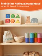 KidMigo Montessori Holzspielzeug ab 1 Jahr – Motorik & Farblernspiel mit 12 Bällen – Bild 6