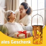 GANDDOBE Solar-Hängelaterne mit Schmetterling-Design – Wetterfeste LED-Gartenleuchte für Balkon & Terrasse – Bild 3