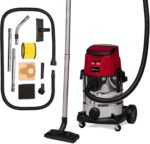 Einhell Akku-Nass-Trockensauger TE-VC 36/25 Li S-Solo – 25L Edelstahlbehälter, Power X-Change