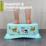 KiNDERWELT Premium Tritthocker 2 Stufen – Rutschfest & BPA-frei für Kinder ab 3 Jahren – Bild 4