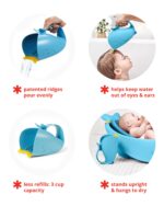 Skip Hop Moby Wal Rinser – Tränenfreier Spülbecher für Babys Haarewaschen – Bild 4