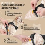 rabbitgoo Katzengeschirr S mit Leine – Ausbruchsicher & Reflektierend für Freigänger – Bild 5