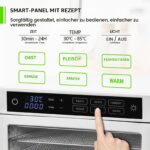 oiyocemo Dörrautomat Edelstahl 800 W – 12 Gitter Dörrgerät mit 6 Voreinstellungen – Bild 4