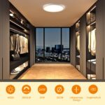 YiLaie 2er Set LED Deckenleuchte Ø30cm 24W 2640lm – Flache Deckenlampe IP44 für Bad & Küche – Bild 3