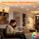 DUSKTEC LED Einbaustrahler 230V 10er Set – 7W Warmweiss IP44 für Badezimmer & Küche – Bild 2