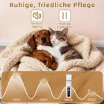 ETACCU 4-in-1 Akku-Hundetrimmer mit Keramikklinge – Leiser Tierhaarschneider für Hunde & Katzen – Bild 2