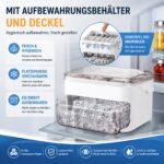 DZ'HUE Eiswürfelbereiter 50 Fächer mit Behälter – Platzsparend für Camping & Partys – Bild 4