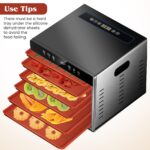 6er Set Silikon-Dörrschalen 35,6 x 35,6 cm – Lebensmittelecht für Dehydrator & Backofen – Bild 5