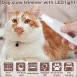 REGAPOG Pfotentrimmer – Leise Hundeschermaschine mit LED für Pfoten, Augen & Gesicht – Bild 6