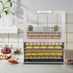 Estabeter Dörrautomat Edelstahl 400W mit 8 Gittern – Obsttrockner für Küche & Gastronomie – Bild 2