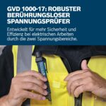 Bosch Professional Spannungsprüfer GVD 1000-17 – berührungslos bis 1000V für Profis – Bild 2