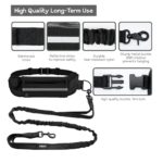 Edipets Joggingleine Hunde 160-220 cm – Freihändig Laufen mit Anti-Stress-System – Bild 2